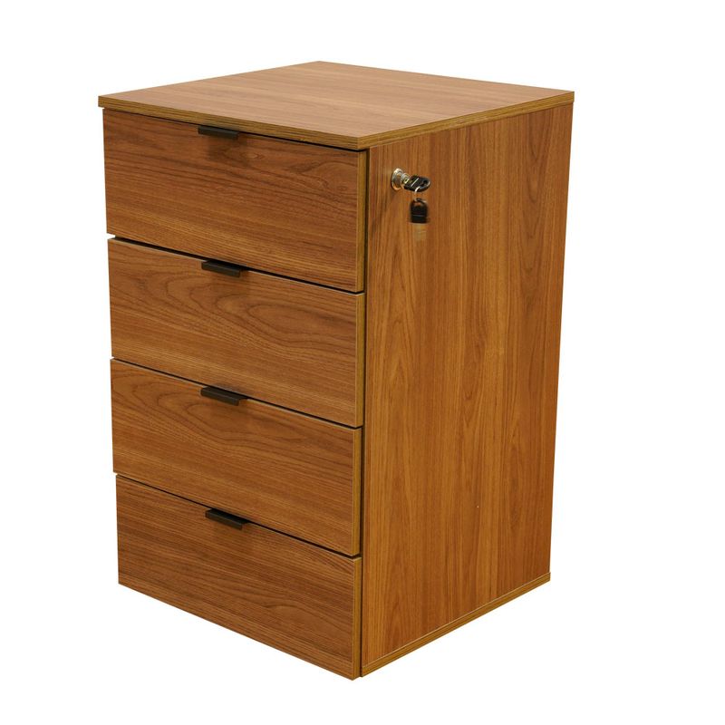 Winsome Escritorio Esquinero De Madera Con Estante, Miel, 2. Color Miel