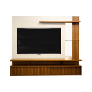 Panel para TV Maragogi 60" |Bi Color  Freijo / Blanco Antiguo