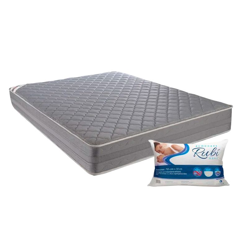 Colchon-Continental-NF-GR-AC-Full---Almohada-Rubi-Gris