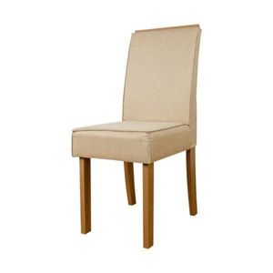 Silla Comedor Marcela | Bi color Freijo/Lino Beige