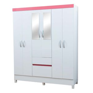 Armario  Flash II|Bi Color Blanco /Rosa 6.2