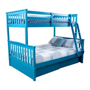 Litera Verona  |Twin 1½ - Full 2 Plazas  Azul
