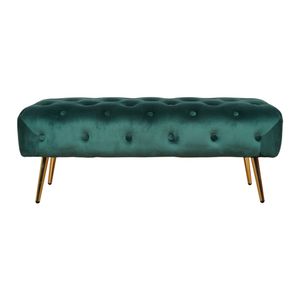 Puff Rectangular Capitoneado Ivy |Verde