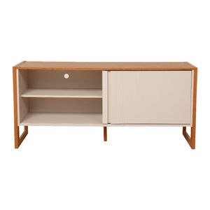 Mesa Para Tv Gold 55 "| Bi color Naturale /Off White