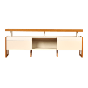 Mesa Para Tv Esmeralda 70" | Bi Color Nature / Off White