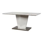 Mesa-de-Comedor-Rectangular-Mark-100x90------Blanco-Marmoleado