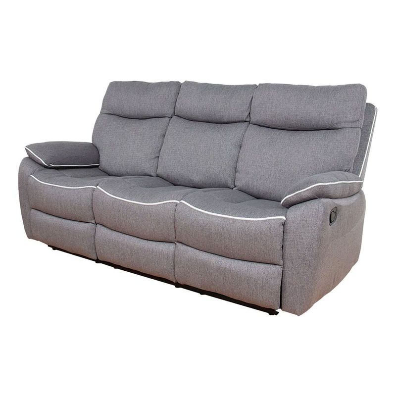 Sofa-3P-Reclinable-Elvis-Gris