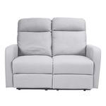 Sofa-2P-Reclinable-Austria--Kaki-