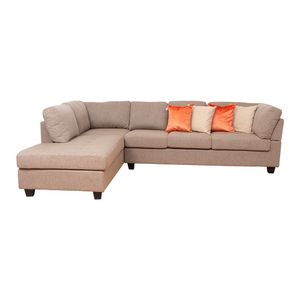 Sofa Seccional Einstein Izquierdo  | Café Claro