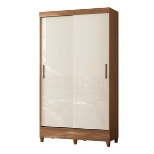 Armario Fit  2p | Bi Color Jequitiba/Blanco Antiguo