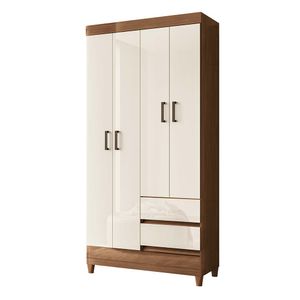 Armario Fit 4.2 |Bi Color Jequitiba/Blanco Antiguo