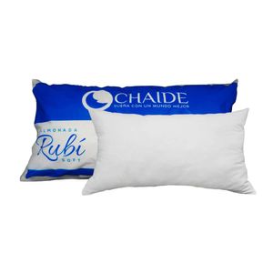 Almohada Chaide Rubí 70x50 |Blanco