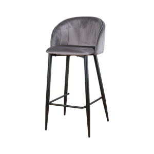 Silla de Bar Alejandra | Gris Oscuro