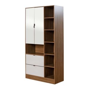 Armario Multiuso Joy 2p | Bi Color  Almendra/Off White