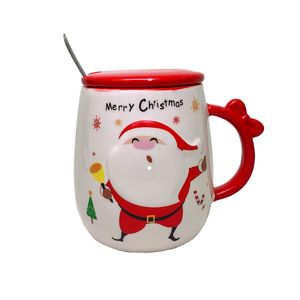 Jarro Navideño Papa Noel | Blanco