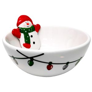 Bowl Navidad Snowman | Blanco