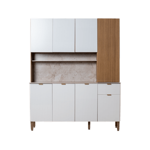 Mueble De Cocina Slow| Bi Color Freijo/Artico