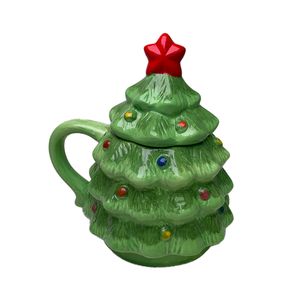 Jarrón Navideño Árbol | Verde