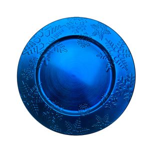 Plato Navideño |Azul