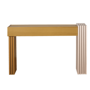Consola Astro | Bi Color Freijo/ Off White