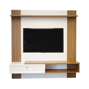 Panel para TV Pitanga 60" | Bi Color Freijo /Blanco Antiguo