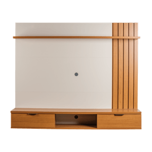 Panel Para Tv  Suspendido Lets 55" |  Bi Color Cinamomo / Off White