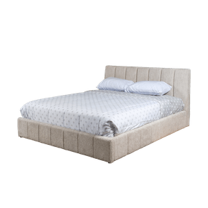 Cama Allocco |Queen 2 ½ Plazas Gris