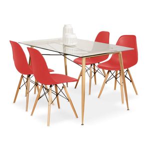 Combo Comedor Beatriz Fisher | Rojo