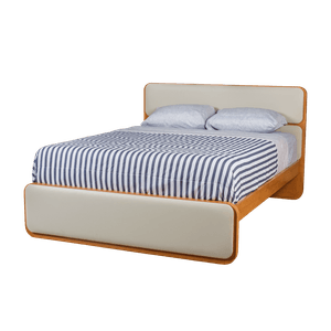 Cama Loop Corano |Queen 2 ½ Plazas  Bi Color Almendra/Beige