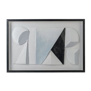 Cuadro Abstracto | Blanco Negro