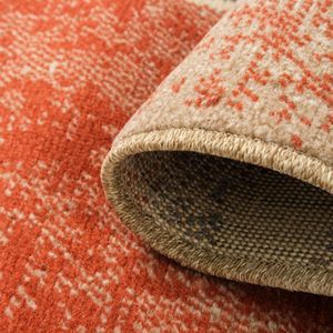 Alfombra Labella | Rojo Gris