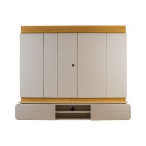 Panel para Tv Zurique 75" | Bi Color Tauari /Off White