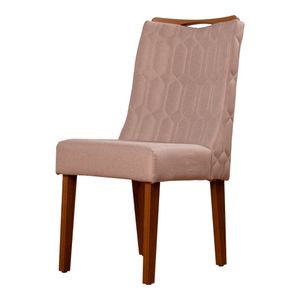 Silla Comedor Bia | Bi Color Roble Claro / Lino