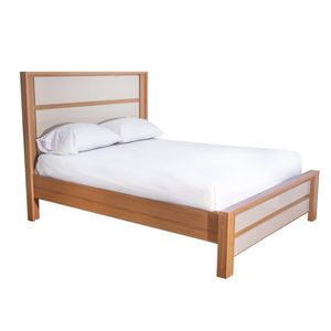 Cama Cindy | Queen 2½ Bi Color Naturale /Cristalo