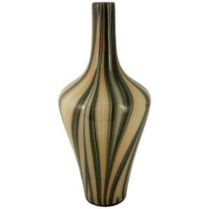 Florero Botella | Dorado Negro