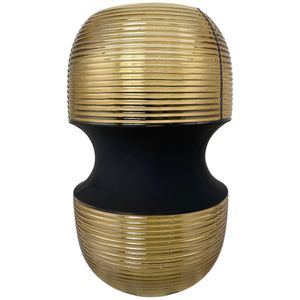 Florero Capsula Dorado | Dorado
