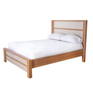 Cama Cindy | Queen 2½ Bi Color Naturale /Cristalo