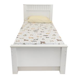 Cama Athenas | Twin 1½ Plazas Blanco