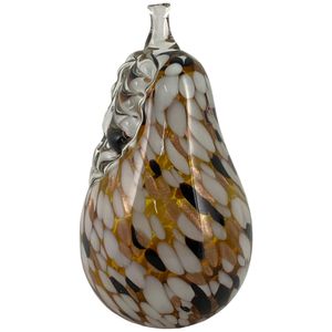 Figura Decorativa Pera | Dorado Negro