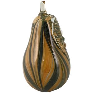 Figura Decorativa Pera | Café Dorado