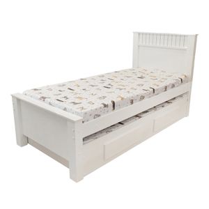 Cama Athenas | Twin 1½ Plazas Blanco