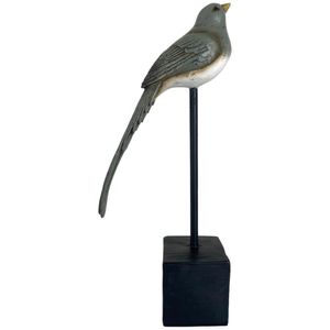 Pájaro Decorativo | Gris