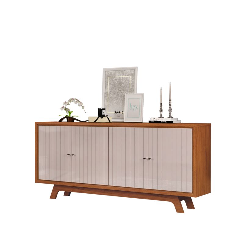 BUFFET BRISE FREIJO OFF WHITE - FUNDO INFINITO ISOMETRICO