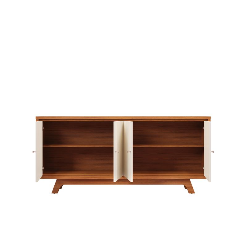 BUFFET BRISE FREIJO OFF WHITE SEM DECORACAO - FI INTERNA