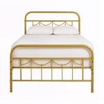 Cama-Vittoria-01-Twin-1½-Plazas-Dorado