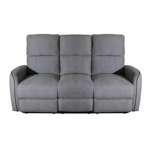 Reclinable 3P Eléctrico Allegra | Gris Oscuro