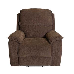 Reclinable 1P Masajeador Nova | Café Oscuro