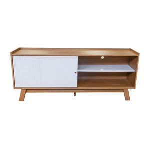Mesa De Tv Aurum 65" | Bi color Nature / Off white