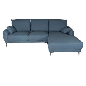 Sofá Tesla Seccional Derecho  | Azul Indigo