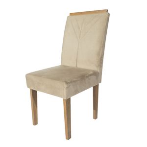 Silla de Comedor Amanda | Bi Color Roble Claro /Champagne